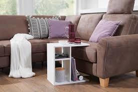 Tipps von unseren interior experten: Wohnling Beistelltisch Milo 50x50x30 Cm Holz Weiss Real De