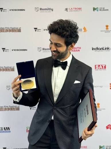 Chandu Champion - Best Actor 🙏 Honoured and humbled to receive this award!  Thank you IFFM for my first one for #ChanduChampion🥇💪 It's been an  incredible journey, and I couldn't have done