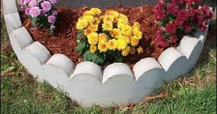 Flower Bed Ideas Cemetery Decorations Grave Flowers Headstones Decorations