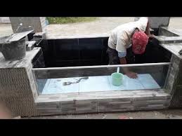 Proses Pembuatan Kolam Koi Mininalis Youtube Di 2020 Kolam Kolam Ikan Kolam Halaman Belakang