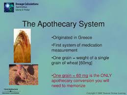 Ppt Systems Of Measurement Metric Apothecary Household Powerpoint Presentation Id 6597176