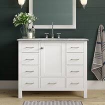Add style and functionality to your bathroom with a bathroom vanity. E F3fwpmk4lnsm