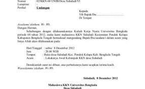 Surat undangan merupakan surat yang dibuat dalam rangka mengajak seseorang atau pihak tertentu untuk menghadiri suatu acara. Contoh Surat Undangan Rapat Musyawarah Desa Dunia Sosial Cute766