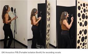 Sound is a wave of energy that compresses and decompresses the air around the source, and this fluctuating kinetic energy is what travels through the atmosphere to your ears. Pib Portable Isolation Booth Used As Vocal Booth Gik Acoustics Europe
