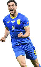 The ukrainian pair of yarmalemko & yaremchuk gets past macedonians but north macedonia should have their heads high still as they. Roman Yaremchuk Football Render 80142 Footyrenders