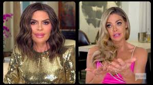 Not the jar brooch and louis xv chair but the hairspray and the electric toothbrush. Rhobh Denise Richards Clashes With Co Stars Walks Off Camera In Reunion Trailer Entertainment Tonight