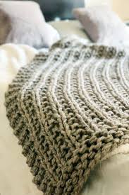 Pattern includes directions for four sizes: Easy Squishy Knit Throw Blanket Pattern Handy Little Me