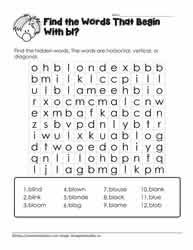 First, print off the black and white first grade printables. Bl Blend Activities Worksheets