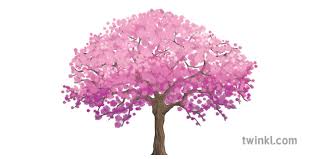 Japanese cherry blossom tree save the date watercolor sakura | etsy. Cherry Blossom Tree Final Result Object Craft Painting Art Japan No Sky
