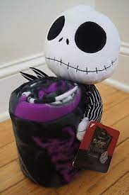 Nightmare Before Christmas Jack Skellington Plush Toy Pillow Throw Blanket Set Nightmare Before Christmas Before Christmas Nightmare Before