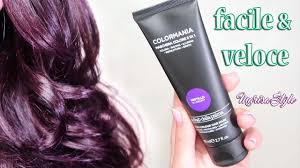 I capelli viola, infatti, sono protagonisti dell'hashtag #purplehair che che tu voglia una colorazione per capelli viola scuro, viola prugna o viola melanzana, segui i nostri consigli e avrai tantissime chance di entrare nei. Capelli Viola In 15 Minuti Con Colormania Diego Dalla Palma Applicazione In Diretta Novita Youtube