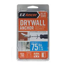 Drywall anchors, also commonly referred to as wall anchors, are inserts placed into walls that have screws or bolts a stable purchase, and additional support. Amazon Com Itw Brands 25310 50 Pack 75lb Drywall Anchor Home Improvement