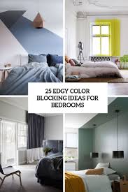 Wood warms up even the most sparsely furnished white room. 25 Edgy Color Blocking Ideas For Bedrooms Digsdigs