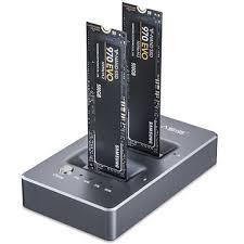 Looking for the best external hard drive docking station on the market? Acasis Type C M 2 Nvme Dual Bay Docking Station For M 2 Ssd M Key Hard Drive Enclosure Offline Clone Duplicator Auto Sleep Sale Banggood Com