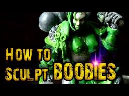 ☆ UNCENSORED ☆ How to sculpt BOOBIES ☆ 40k Green Stuff Retri - YouTube