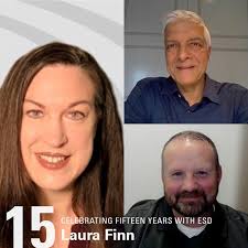 Laura Finn celebrates 15 years with the company. Focused