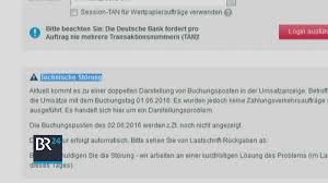 Die mobile banking fürs iphone ist schlank und übersichtlich. Deutsche Bank Verargert Kunden Br24