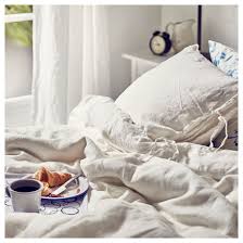 Puderviva Duvet Cover And Pillowcase S White Ikea In 2020 Affordable Linens Duvet Covers Quilt Cover
