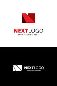 Next N Letter Logo Template 69036 Letter Logo Logos Logo Templates