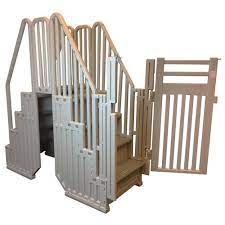 Confer Above Ground Pool Steps Gray Above Ground Pool Steps Pool Steps In Ground Pools