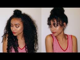 Here the top best hairstyles for frizzy hair, we have done a thorough searching to find the most ideal styles for you. 8 Easy Curly Hairstyles Curly Hair Tutorial Kiaraconsuelo Hair Style Place