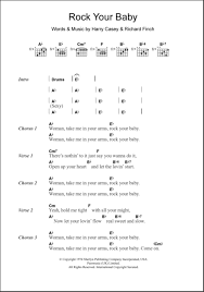 Rock Your Baby Guitar Chords Lyrics Zzounds