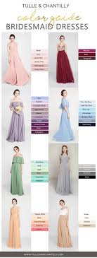 Bridesmaid Dresses Color Inspiration For 2018 Gaun Pengantin Berwarna Gaun Pengiring Pengantin Pakaian Pernikahan