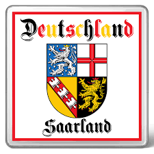 The federal republic was joined by the saarland in 1957 and by five states of the former german democratic republic in 1990. Acrylic Fridge Magnet Germany Coat Of Arms Of Saarland Saarland