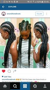 Zig Zag Parting Feed In Braids Feed In Braid Natural Hair Styles Natural Hair Styles For Black Women
