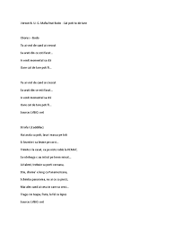 It was released on youtube and the group's official website on december 31, 2010. Versuri B U G Mafia Feat Bodo Cat Poti Tu De Tare