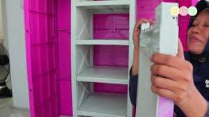 Lemari plastik tersedia susun 4 dan susun 5. 9 Menit Cara Merakit Lemari Naiba Gantung Pintu 3 Youtube