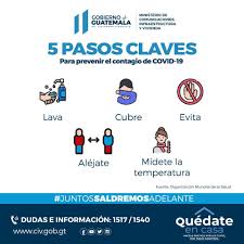 Read about governor desantis' plan for florida's recovery. Dgac Guatemala 5 Pasos Claves Para Prevenir El Contagio Facebook