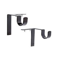 Single Curtain Rod Brackets Kwik Hang Curtain Rod Brackets Hanging Curtain Rods Hanging Curtains Curtain Rod Brackets