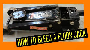How To Bleed A Floor Jack Fill And Repair A Bad Or Failing Floor Jack Floor Jack Repair Hydraulic Systems
