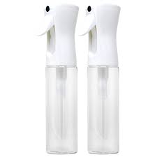 You may have to unscrew the entire sprayer from the bottle and soak it in vinegar or alcohol if the blockage is severe. Flairosol Sprayer Continuous Hair Water Mister Spray Bottle White Head 2 X 10oz Buy Online In Angola At Angola Desertcart Com Productid 52207655