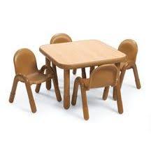 Neutral Preschool Table And Chairs Table And Chairs Chair Set Preschool Tables