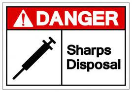 Sharps warning labels & signs (75906). Sharps Free Vector Eps Cdr Ai Svg Vector Illustration Graphic Art