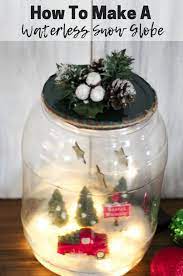 How To Make A Waterless Snow Globe Waterless Snow Globe Diy Snow Globe Waterless Snow Globe Diy