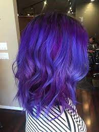 38 Brilliant Colorful Hair Looks For Girls Hair Color Purple Hair Styles Blue Purple Hair
