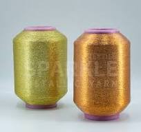 40D Super Thin Weaving Thread Knitting MH Type Metallic Yarn Golden Color  Customizable Colors for Socks Underwear