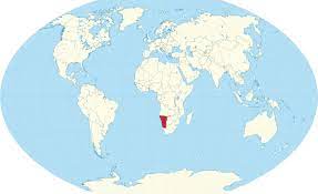 Cuius finitimae civitates sunt africa australis, angolia, botsuana, zambia. Namibia No Mapa Do Mundo Namibia Localizacion No Mapa Do Mundo Africa Do Sur Africa