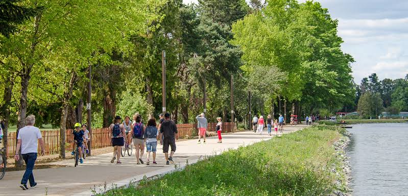 Parc et bords de l'Allier à Vichy