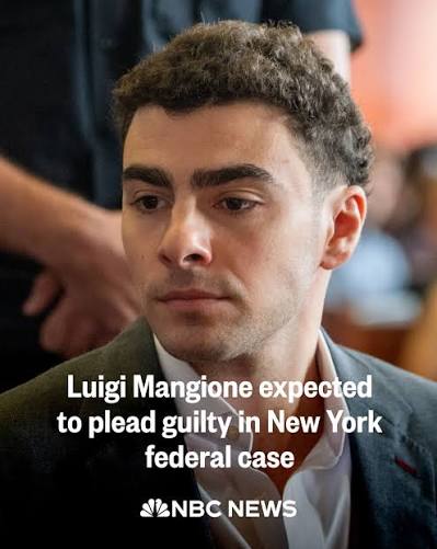 NBC News | Luigi Mangione is expected to plead guilty on Friday to federal charges in connection with the 2024 killing of UnitedHealthcare CEO Brian... | Instagram