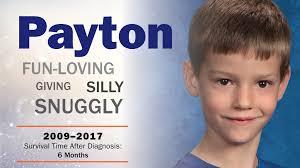 This is Payton Dennis. He should be turning ten today. He lost his fight to  DIPG