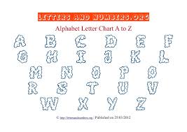 Printable Alphabet Letter Charts In Pdf Letters And