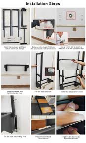 Wall Mounted Convertible Shelf And Table Good Idea Products Shop In 2020 Wall Mounted Folding Table Wall Mounted Dining Table Table For Small Space