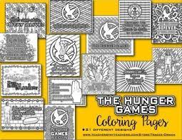 The Hunger Games Coloring Pages Book By Tracee Orman Tpt