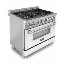 Durasnow 36 4 6 Cu Ft Freestanding Dual Fuel Range In 2021 Dual Fuel Ranges Oven Range Electric Oven