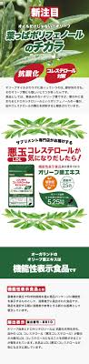 楽天市場 機能性表示食品 オリーブ葉エキス 約1ヶ月分 悪玉コレステロール サプリ サプリメント Ldl ヒドロキシチロソール ダイエット ポリフェノール Ldlコレステロール 下げる 健康食品 送料無料 Jd Jh サプリ専門店 オーガランド
