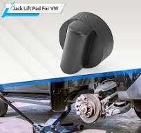 2 Patins Caoutchouc Pour Cric Voiture - Protection Points De Levage  6.9x4.2cm